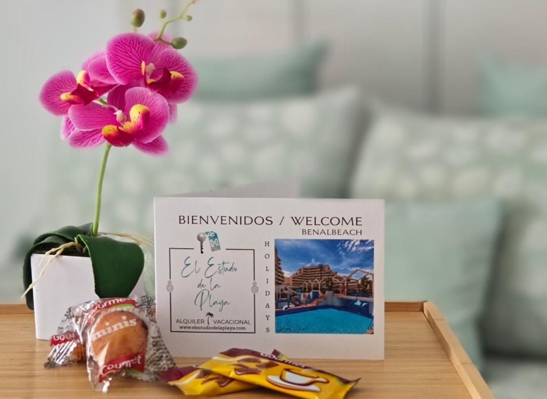 El Estudio De La Playa Benalbeach Vistas Al Mar بينالماذينا المظهر الخارجي الصورة